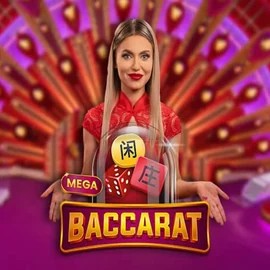 Mega Baccarat slot visual from Pragmatic Play available on instantcasinoo.co.nl