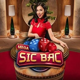 Mega Sic Bac online game logo by Pragmatic Play on instantcasinoo.co.nl