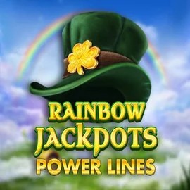 Rainbow Jackpots Power Lines slot icon by Red Tiger Gaming, available at Instant Casino