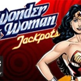 Wonder Woman Jackpots logo by Amaya at Instant Casino